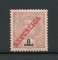 1911 - Afinsa nº 212. D. Carlos I com sobrecarga REPUBLICA. Selo de 8T novo com charneira (*) e goma original. LILÁS. Em boas condições.