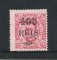 1902 - Afinsa nº 39. D. Carlos I com sobretaxa. Selo de 400r/150r novo sem goma como usual. Em boas condições.