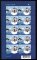 2008 - Folha Miniatura nº 41 - Açores Europa - Cartas. Nova sem charneira. Em boas condições.
