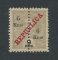 1911 - Afinsa nº 245c. D. Carlos I com sobrecarga REPUBLICA e sobretaxa. Perfurado a meio. Selo de 6r/9r novo com charneira (*) e goma original. ''6'' do lado direito MAIS PEQUENO. Em boas condições.