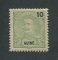 1898 - Afinsa nº 49. D. Carlos I. Selo de 10r novo COM CHARNEIRA (*) e goma original. Em boas condições.