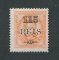 1902 - Afinsa nº 67. D. Luis I com sobretaxa. Selo de 115r/300r novo COM CHARNEIRA (*) e goma original. Em boas condições.
