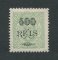 1902 - Afinsa nº 82. D. Carlos I com sobretaxa. Selo de 400r/80r novo COM CHARNEIRA (*) e goma original. Em boas condições.