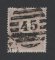 1871 - Afinsa nº 20c. D. Luis I. Fita direita. Selo de 100 reis USADO. Denteado 14. Pequena transparência.