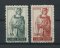 1948 - Imposto Postal nº 4/5. Rainha Santa Isabel. Série completa nova SEM CHARNEIRA (**) e com goma original. Em boas condições.