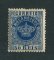 1881 - Afinsa nº 14b. Tipo Coroa, novas cores. Selo de 50 reis novo, COM CHARNEIRA (*) e goma original. AZUL ESCURO. Denteado 12 1/2. Em boas condições.