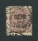 1902 - Afinsa nº 37. D. Carlos I com sobretaxa. Selo de 130r/100r usado. Denteado 11 1/2. Tem um carimbo forte mas está em boas condições.