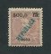 1920 - NÃO EMITIDO nº 4. D. Carlos I com sobrecarga local REPUBLICA e sobretaxa. Selo de $00,5/75r novo, COM CHARNEIRA (*) e com goma original. Em boas condições.