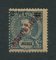 1919 - Afinsa nº 189a. D. Carlos I com sobretaxa. Selo de 2 1/2r/100r novo SEM CHARNEIRA (**) e com goma original. TRAÇO DE FRACÇÃO CURTO. Em boas condições.