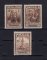1925 - Imposto Postal Porteado nº 1/3. Marquês de Pombal com sobrecarga MULTA. Série completa nova SEM CHARNEIRA (**) e com goma original. (a goma nestes selos é sempre um pouco amarela e irregular mas é normal, foram emitidos assim mesmo). Em boas condiç