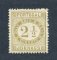 1876 - Afinsa nº 48. Jornaes. Selo de 2 1/2 reis NOVO, SEM GOMA. BISTRE. Papel liso, denteado 12 1/2. Em boas condições.