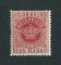1876 - Afinsa nº 4. Tipo Coroa. Selo de 25 reis novo, COM CHARNEIRA (*) e goma original. CARMIM ROSA. Denteado 12 1/2. Em boas condições.