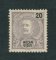 1898 - Afinsa nº 57. D. Carlos I. Selo de 20r novo, SEM GOMA. Em boas condições.