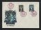 1953 - FDC Afinsa nº 784/785. Princesa Santa Joana. Carimbo do Porto. Em boas condições.