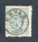 1880/81 - Afinsa nº 53A. D. Luis I, de perfil. Selo de 25 reis usado. Papel liso, denteado 13 1/2. Carimbo de Elvas. Em boas condições.