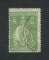 1917 - Afinsa nº 226f. Ceres. Selo de 4c usado. Papel CARTOLINA, denteado 15x14. Em boas condições.