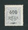 1903 - Afinsa nº 87. D. Carlos I com sobretaxa. Selo de 400r/50r novo, COM CHARNEIRA (*) e goma original. Em boas condições.