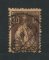 1917 - Afinsa nº 233a. Ceres. Selo de 20c usado. Papel porcelana, denteado 12x11 1/2. Em boas condições.