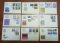 1971 - Ano Completo com 9 FDCs