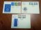 1961 - Ano Completo com 3 FDCs