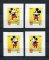 2018 - Afinsa nº 5033/5036. Mickey - 90 Anos. Série completa sem charneira. SELOS AUTOADESIVOS. Em boas condições.