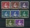 1953 - Afinsa nº 786/793. Centenário do Selo Postal Português. Série completa nova, SEM GOMA. Em boas condições. BAIXO CUSTO.