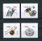 2023 - Afinsa nº 5539/5542. Instrumentos Musicais das Filarmónicas - SELOS AUTOADESIVOS (1º grupo). Série completa nova sem charneira. Goma original. Em boas condições.