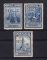 Imposto Postal e Telegráfico - 1925 - Afinsa nº 18/20. Marquês de Pombal. Série completa nova, COM CHARNEIRA (*) e goma original. (a goma nestes selos é sempre um pouco amarela e irregular mas é normal, foram emitidos assim mesmo). Em boas condições.