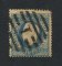 1870/6 - Afinsa nº 45c. D. Luis I, fita direita. Selo de 150 reis usado. Papel liso, denteado 13 1/2. Tem um canto ligeiramente curto.