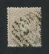 1870/6 - Afinsa nº 46. D. Luis I, fita direita. Selo de 240 reis usado. Papel liso, denteado 12 1/2. Com CERTIFICADO DE PERITAGEM (CERTIFICATE). Em boas condições.
