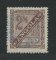 1894 - Afinsa nº 37. Taxa de Jornaes com sobretaxa. Selo de 25r/2 1/2r novo, sem goma como emitido. Denteado 13 1/2. Com CERTIFICADO DE PERITAGEM (CERTIFICATE). Em boas condições.