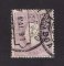 1870/6 - Afinsa nº 47B. D. Luis I, fita direita. Selo de 300 reis usado. Papel porcelana, denteado 12 1/2. Em boas condições.