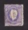 1870/6 - Afinsa nº 47B. D. Luis I, fita direita.Selo de 300 reis usado. Papel porcelana, denteado 12 1/2. Carimbo de Vila Nova de Gaia. Denteado irregular.