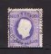 1870/6 - Afinsa nº 47B. D. Luis I, fita direita.Selo de 300 reis usado. Papel porcelana, denteado 12 1/2. Pequena transparência e vinco.