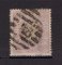 1870/6 - Afinsa nº 47a. D. Luis I, fita direita.Selo de 300 reis usado. Papel liso, denteado 13 1/2. Denteado irregular e pequeno vinco.