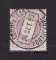 1870/6 - Afinsa nº 47D. D. Luis I, fita direita.Selo de 300 reis usado. Papel porcelana, denteado 13 1/2. CARIMBO DE PORTALEGRE. Pequena transparência.
