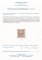 1913 - Afinsa nº 141a. D. Carlos I com sobrecarga local REPUBLICA. Selo de 15r novo sem goma como emitido. SOBRECARGA INVERTIDA. Com CERTIFICADO DE PERITAGEM (CERTIFICATE). Em boas condições.