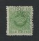 1870 - Afinsa nº 6. Tipo Coroa. Selo de 50 reis usado. Papel liso, denteado 12 1/2. Em boas condições.