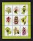 2003 - Folha Miniatura nº 20 - Orquídeas. Nova sem charneira. Em boas condições.