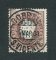 1902 - Afinsa nº 60c. D. Luis I com sobretaxa. Selo de 400r/40r usado. Denteado 13 1/2, Tipo II. Em boas condições.