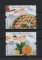 2020 - Afinsa nº 5266/5267. EUROMED POSTAL - Gastronomia Tradicional do Mediterrâneo (6º grupo). Série nova sem charneira. Goma Original. Em boas condições.