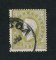 1886 - Afinsa nº 133c. D. Luis I. Selo de 4 1/2r usado. BISTRE ESVERDEADO. Denteado 13 1/2. Em boas condições.