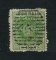 1877 - Afinsa nº 53a. Tipo Coroa. Selo de 50 reis usado. VERDE AMARELO. Denteado 12 1/2. Em boas condições.