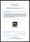 1871 - Afinsa nº 24a. D. Luis I. Fita direita. Selo de 240 reis USADO. PAPEL COSTELADO (frente). Sob B, 12 1/2. Em boas condições. Com CERTIFICADO DE PERITAGEM (CERTIFICATE).