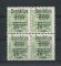 1925 - Afinsa nº 250. D. Carlos com sobretaxa. Selos de 40c/400r/80r EM QUADRA. Novos SEM CHARNEIRA (**) e com goma original. Em boas condições.