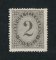 1884 - Afinsa nº 59. Taxa de Telegramas. Reimpressão de 1885. 2 reis sem goma como emitido. Denteado 13 1/2. Em boas condições.