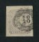 1853 - Afinsa nº 4. D. Maria II. Selo de 100 reis usado. Boas margens. Precursor dos Açores - Carimbo 48 - Angra do Heroísmo (1ª reforma). Em boas condições. Com DOIS CERTIFICADOS DE PERITAGEM. EXEMPLAR DE LUXO.