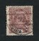 1898 - Afinsa nº 32d. Elefantes com sobrecarga "Centenário da India". Selo de 15r usado. SOBRECARGA A VERMELHO. Denteado 12 1/2, papel porcelana. Em boas condições.