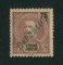 1920 - Afinsa nº 235. D. Carlos I com sobrecarga local REPUBLICA. Selo de 75r novo sem goma como emitido. Em boas condições.