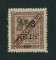 1902 - Afinsa nº 74b. D. Carlos I com sobretaxa. Selo de 400r/2 1/2r novo COM CHARNEIRA (*) e goma original. Denteado 13 1/2. Em boas condições.